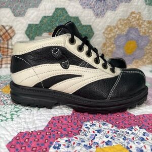 Vintage Nine West Chunky 90s Y2K Lace-up Sneaker Boots Size 6.5